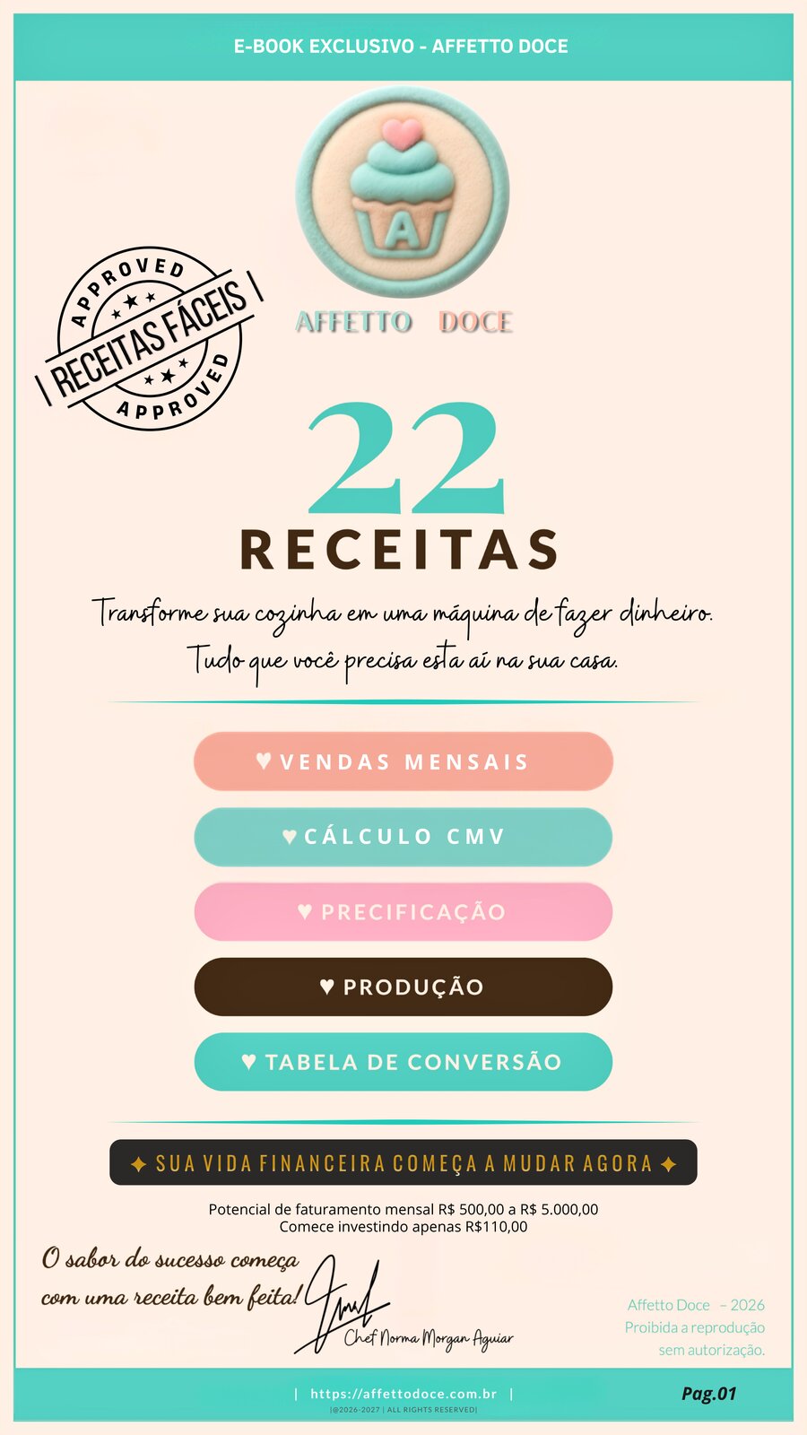 Amostra: Capa • 22 Receitas